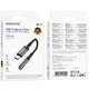 Переходник Borofone BV24 Graceful Type-C to 3.5mm Metal grey - изображение 6