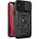 Чохол Ummi Camshield Serge Ring для Apple iPhone X / XS (5.8") Чорний - 00000080690_7 - изображение 1