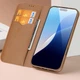 Чохол-книжка Dux Ducis Hivo для Apple iPhone 17 (6.3") Коричневий - зображення 2