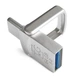 USB-накопитель c Type C 2.0 флешка на 64Gb T&G 104 Metal series USB 3.0 Silver - изображение 2