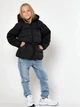 Подростковая зимняя длинная куртка для девочки X-Woyz DT-8368-8 140 см Черная (2000002510321) - изображение 3