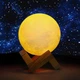 Лампа ночник 3D Magic LED Moon с эффектом поверхности луны мягкое свечение для комнаты и спальни - изображение 6
