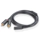 Кабель UGREEN AV102 AUX Audio TRS to RCAx2 M/F 1м Grey (10588) - зображення 4