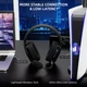 Беспроводные игровые наушники Attack Shark L80 Pro Black, ультралёгкие, трёхрежимные (Bluetooth 5.3 / 2.4 ГГц / USB), 40 мм динамики, до 50 часов автономной работы - изображение 2