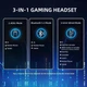 Беспроводные игровые наушники Attack Shark L80 Pro Black, ультралёгкие, трёхрежимные (Bluetooth 5.3 / 2.4 ГГц / USB), 40 мм динамики, до 50 часов автономной работы - изображение 3