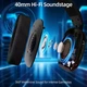 Беспроводные игровые наушники Attack Shark L80 Pro Black, ультралёгкие, трёхрежимные (Bluetooth 5.3 / 2.4 ГГц / USB), 40 мм динамики, до 50 часов автономной работы - изображение 6