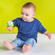 Grzechotka na rękę z gryzakiem Bright Starts Wrist Pals Małpka i Słoń 0 m + 2 szt (12092) (74451120921) - obraz 2