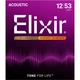 Струны Elixir 11052 NANOWEB 80/20 Bronze 12-53 Light - изображение 1