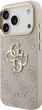 Панель Guess 4G Metal Logo Gold Frame для Apple iPhone 17 Pro Pink (GUHCP17L4GMGCPI) - зображення 2