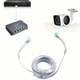 Готовый комбинированный кабель RJ45 + DC для видеонаблюдения, 10 м, медный, LAN + питание - изображение 2