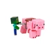 Игрушка заводная Minecraft Baby Zombie + Pig 3D (MC1014-4) - изображение 2