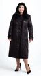 Пальто дублянка Lady Prestige Л298 54 шоколадне - зображення 3