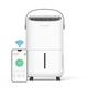 Осушитель воздуха 40 м² evoair NovaDry 16 Smart, осушение до 16л/24 ч, ионизация воздуха, УФ - обеззараживание, резервуар 2.5 л, умный контроль влажности воздуха, мобильное приложение, White - Brown - изображение 8