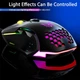 Проводная игровая мышь ONIKUMA CW902, RGB, 800-6400DPI, USB, 1.5m, black - изображение 9