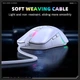 Миша Onikuma RGB Wired Gaming Mouse CW929, 400-6400DPI, USB, white - зображення 10