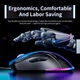 Миша Onikuma Wired RGB Gaming Mouse CW917, 1200-5800DPI, USB, 1.5m, black - зображення 8