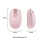 Беспроводная мышь Logitech M196, Bluetooth, 1хАА, 1000DPI, Rose (910-007461) - изображение 7