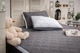 Матрац топпер Family Sleep Bora Gray-White 150x195 - зображення 4