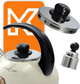 Czajnik emaliowany Kadax Marbella kwiaty magnolii 2.2 l (5903699472132) - obraz 4