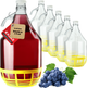 Zestaw gąsiorów Kadax na wino z korkiem 5 l x 6 szt (5903699436592) - obraz 1