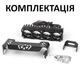 LED фара с четкой световой границей 40W сверхяркая мото-фара 10W х 4 комбо-луч - изображение 3