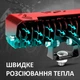 LED фара с четкой световой границей 40W сверхяркая мото-фара 10W х 4 комбо-луч - изображение 5