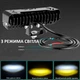 LED фара с четкой световой границей 40W сверхяркая мото-фара 10W х 4 комбо-луч - изображение 6