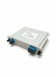 Делитель оптический PLC-1x2-3-SC/UPC DIN Cor-X Coupler Splitter 1 к 2 SC UPC PLC Optical Fiber Adapter - изображение 1