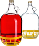 Zestaw gąsiorów Kadax na wino z zakrętką 5 l x 2 szt (5903699436677) - obraz 1