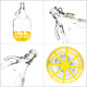 Zestaw gąsiorów Kadax na wino z korkiem mechanicznym 5 l x 2 szt (5903699436684) - obraz 5