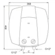 Водонагрівач Bosch Tronic 2000 TR 2000 15 B / 15л 1500W (над мийкою) - изображение 6