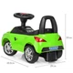 Детская Каталка Толокар для малышей Bambi Racer M 3147B-5 BMW Зеленый звуковые и световые эффекты, прорезиненные колеса, багажник под сиденьем - изображение 3