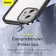 Чохол BASEUS Camera Lens Protector Frame Case для Iphone 12 mini (FRAPIPH54N-02) Black - изображение 6