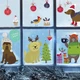 Виниловые наклейки на стену Designstickers Новогодние собаки 59.4х84 см (50613888) - изображение 1