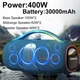 Великиа Бездротова Портативна Колонка Hopestar A85 400W - зображення 5