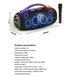 Великиа Бездротова Портативна Колонка Hopestar A85 400W - зображення 6