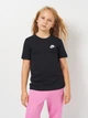 Детская футболка Nike K Nsw Tee Emb Futura Lbr FZ5177-010 122-128 см Black (197598838839) - изображение 1