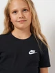 Детская футболка Nike K Nsw Tee Emb Futura Lbr FZ5177-010 122-128 см Black (197598838839) - изображение 4