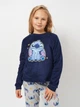 Детская теплая пижама для девочки Disney Lilo & Stitch XH70556_NAVY 128 см Нави (3609088147576) - изображение 3