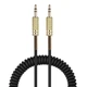 Кабель AUX 3.5 мм для колонок и наушников Marshall – Чёрный - изображение 1