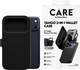 Чохол-книжка CARE by PanzerGlass Feature Case Tango Two-in-One Wallet w. MagSafe для Apple iPhone 17 Pro Max Black (CR63940) - зображення 3