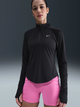 Bluza sportowa damska bez kaptura Nike W Nk Tempo Df Hz TP HV2852-010 S Czarna (198481537853) - obraz 1