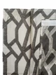 Штора жакардова Soft 150×240 см 1шт, бежева з дизайнерською вишивкою для спальні та вітальні - зображення 7