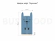 Детский шкаф Монтессори "Кролик " BUSY WOOD 115х50х42 см - изображение 2