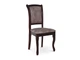 Стул деревянный с мягким сиденьем и спинкой МАРСЕЛЬ (орех темный) - изображение 1