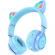 Наушники Hoco W39 Cat Ear Stereo Bluetooth Headphones Blue (779250) [78941] - изображение 1