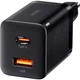 Сетевое зарядное устройство Baseus Super Si Pro Quick Charger 30W USB-C + USB-A Black (CCSUPP-E01) [102000] - изображение 4