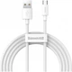 Кабель Baseus Simple Wisdom Data Cable Kit USB to Micro 2.1A White 2шт. (TZCAMZJ-02) [123927] - зображення 1