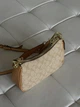 Жіноча сумка Coach Bolso de hombro Teri пісочний через плечі - зображення 7