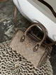 Сумка жіноча Mini Rowan Crossbody In Signature бежеве барило - зображення 1